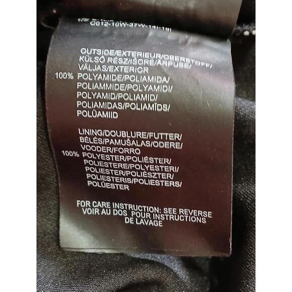 Mexx Black White Striped Faux Wrap Dress XS / Robe Mexx Rayée Noir Blanc XS - Picture 6 of 6